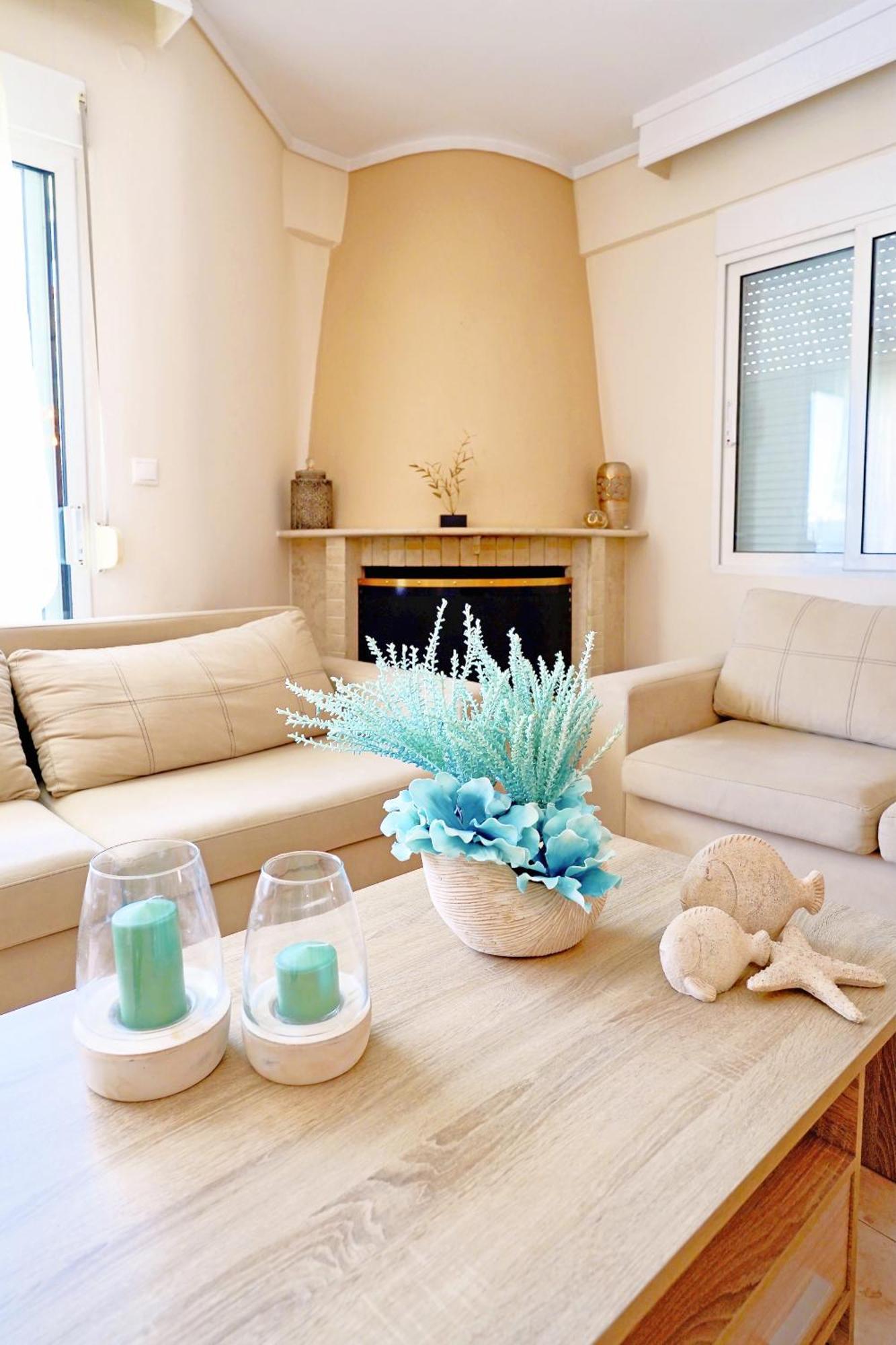 Lovely And Sunny Apartament 300M From Beach!! Peraia  Ngoại thất bức ảnh