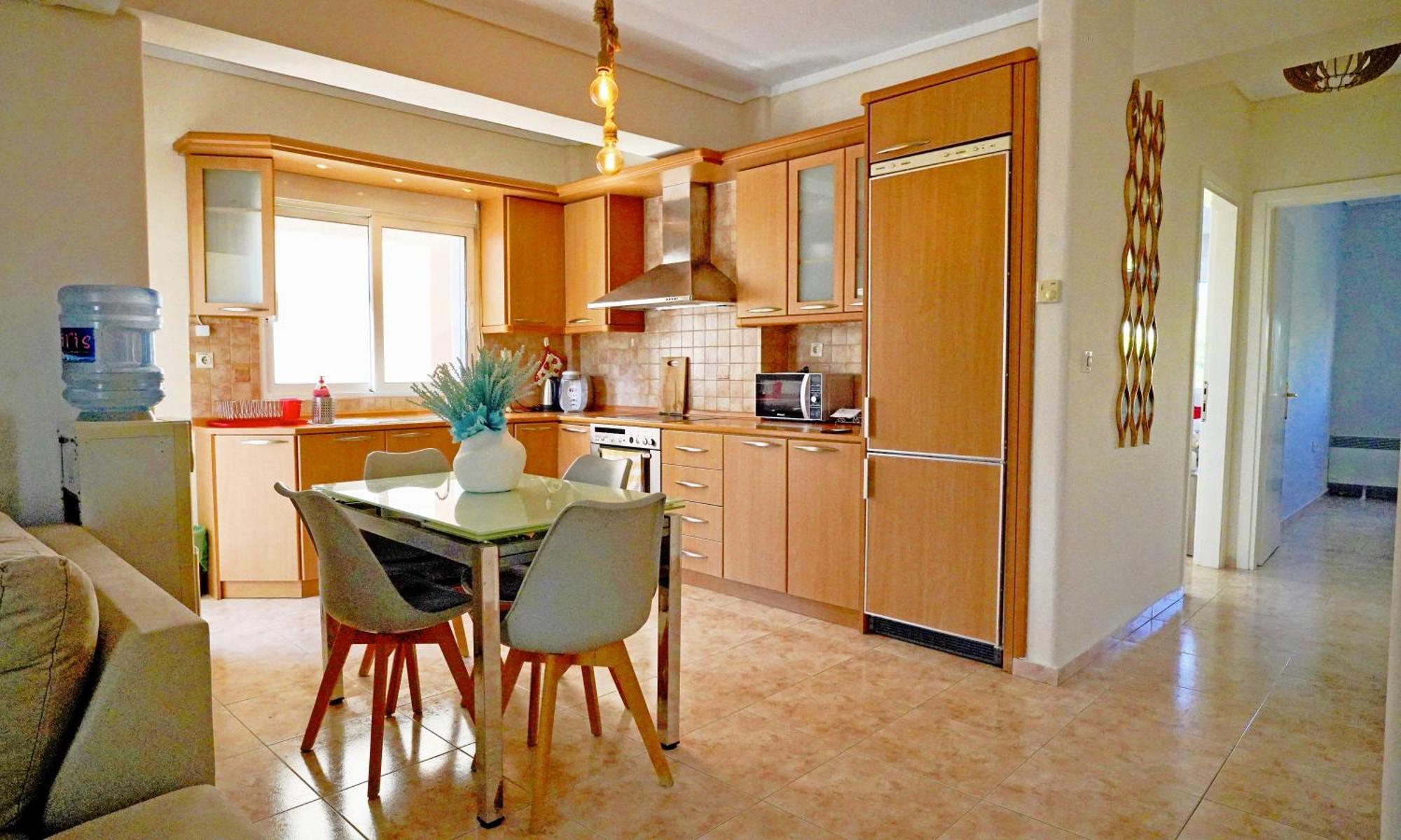 Lovely And Sunny Apartament 300M From Beach!! Peraia  Ngoại thất bức ảnh